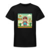 Pixelated Adventure Boy T-Shirt for Teens