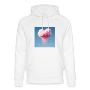 "Heart Rain" Organic Hoodie