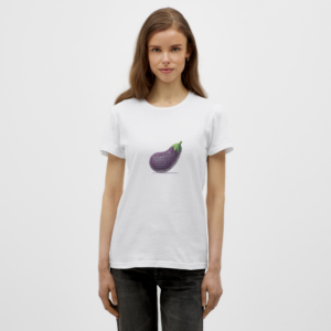 Dotted Eggplant Fun Tee Women