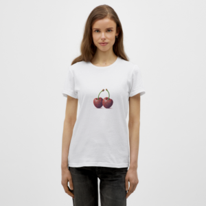 1-32.png Dotted Delight Cherry Tee for Women